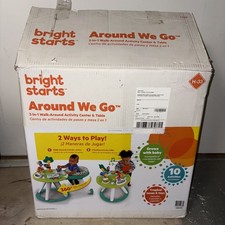 Bright Starts Around We Go 2-in-1 Walk-Around Baby Activity Center Table, T...
