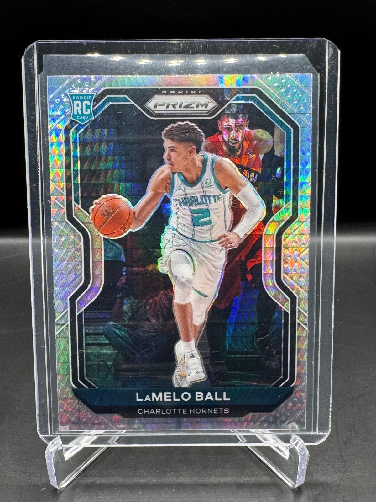 2020-21 PRIZM!  LAMELO BALL!  RC!  HYPER PRIZM!  CHARLOTTE HORNETS!  #278