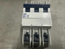 Altech Corp 3C10UL Circuit Breaker, Poles: 3, Amperage: 10A Din Rail Mount