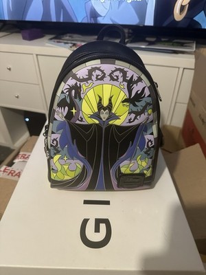 Loungefly Limited Edition Exclusive Stained Glass Maleficent Minibackpack