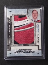 2018-19 Black Diamond Andrei Svechnikov Rookie Team Logo Jumbo Patch RC #RTL-AS