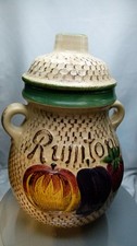 Vintage W. German Scheurich-Keramik Rumtopf Pot for preserving fruit in rum