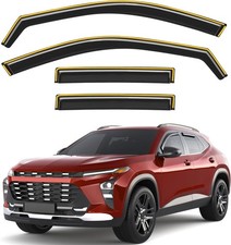 in-Channel Window Rain Guards Fit for 2024 2025 2026 Chevy Trax, Extra Durable W