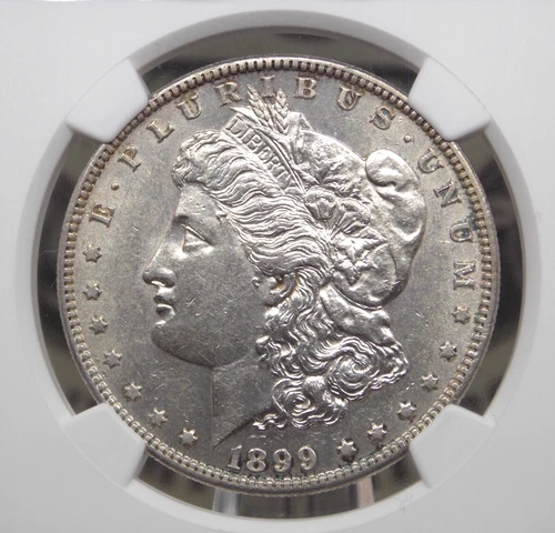 1899/99 "S" Morgan SILVER Dollar VAM-7 $1 NGC AU58 #002 About Unc ECC&C, Inc.