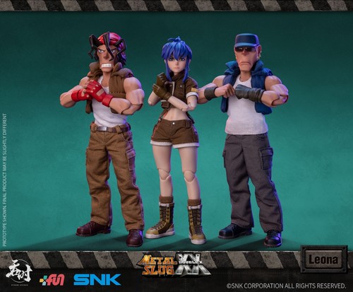 Figura de acción Metal Slug XX Leona Heidern Tunshi Studio 1/12 Reino Unido - Imagen 15 de 17