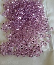 Swarovski Crystal 5301 4mm bicone beads, Light Amethyst 48pcs 