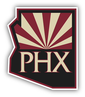 Arizona Phoenix Coyotes Vinyl Sticker Decal SIZE Cornhole Truck Wall Bumper Car 