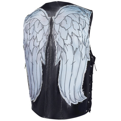 Cosplay The Walking Dead Daryl Dixon Weste Halloween Winkel Flügel Jacke Weste