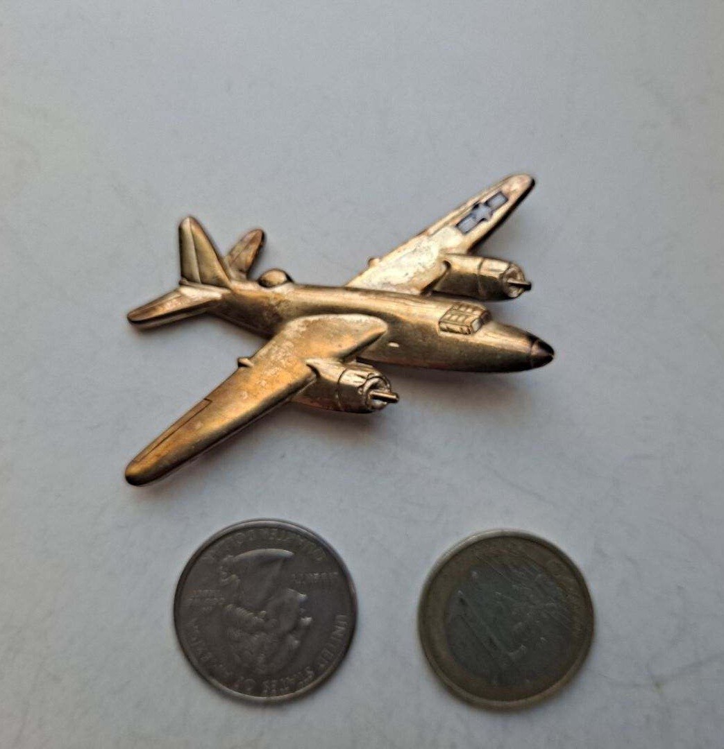 航空機・ヘリコプター ANTIQUES VINTAGE OLD BROOCH AIRCRAFT