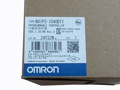 NX1P2-1040DT NEW OMRON NX1P21040DT PLC Processor Module