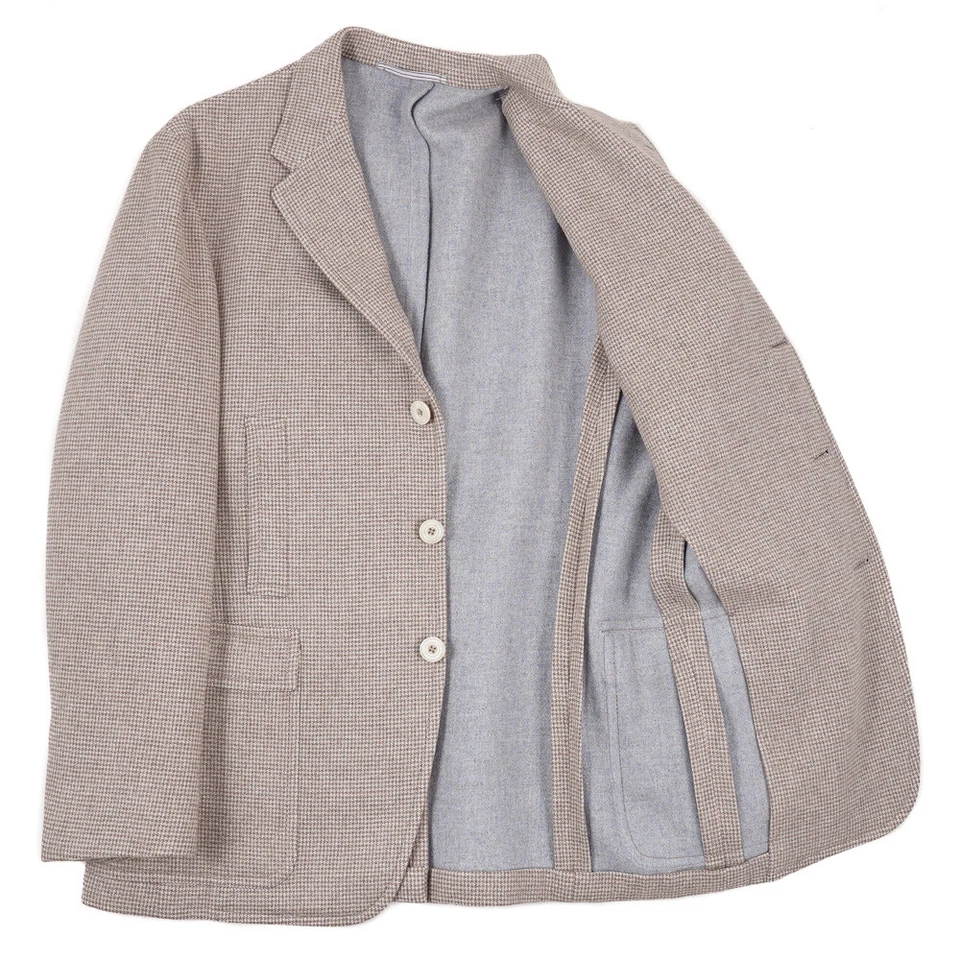 NWT $3495 D'AVENZA 'Voyager Sartorial' Soft Wool-Cashmere Sport Coat 40R - Image 2 of 4