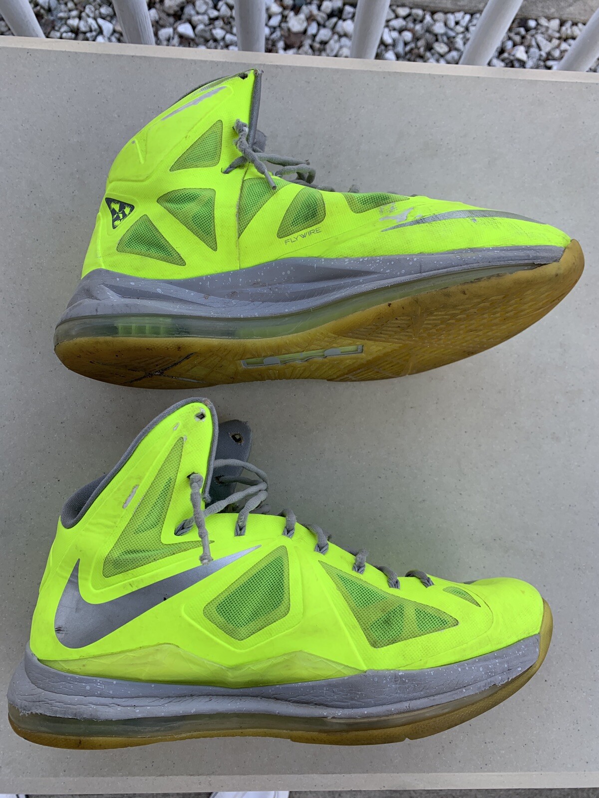 Size 10 - Nike LeBron 10 Volt 2013 for 