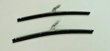 New Pair Wiper Blades for Triumph TR6 1969-1976 Spitfire 1969-1980 Bright Finish