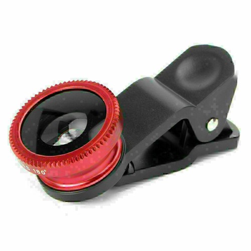 3 in 1 180° Fish Eye Wide Angle Macro Camera Clip-on Lens for Cell Mobile Phone - Zdjęcie 12 z 20