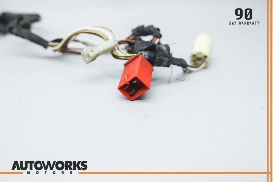 Arnés de cableado de puerta lateral del pasajero delantero derecho 83-91 Porsche 944 OEM Foto 2 de 4