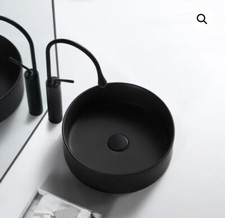 Eurotrend Round Basin Matt Black Sink