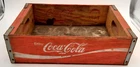 Vintage Coca-Cola Red Wood Bottle Crate Wooden Box Coke Temple Chattanooga 1973