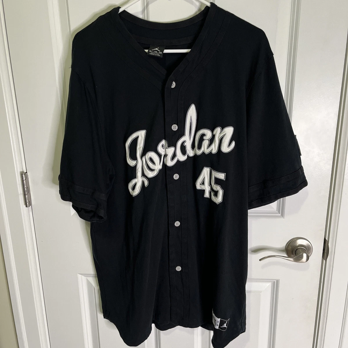 Jordan baseball jersey black cheap