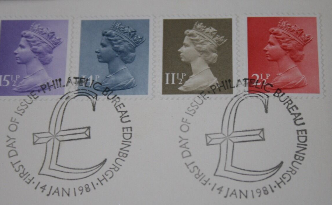 Post Office First Day Cover Definitives 1981. Philatelic Bureau