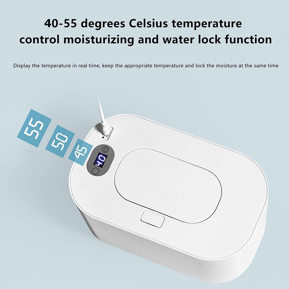 Diaper Wipe Warmer Baby Wet Wipe Heater Portable Wipe Warmer for Baby