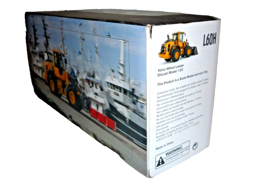 Motorart Metallmodell Radlader Nr. PO 014654 Volvo L60H 1:50 OVP Excavator - Bild 2 von 4