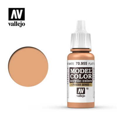 VALLEJO MODEL COLOR 018 FLAT FLESH 70955 17ml (Acrylic Paint)
