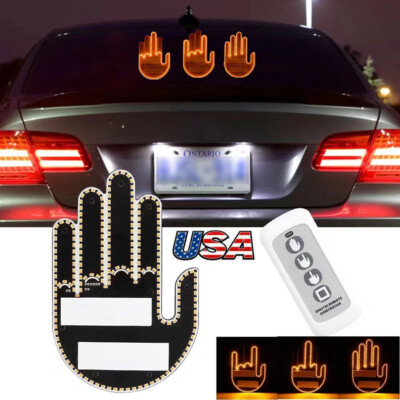 Middle Finger Car Light: Bold Customization for Your Ride
