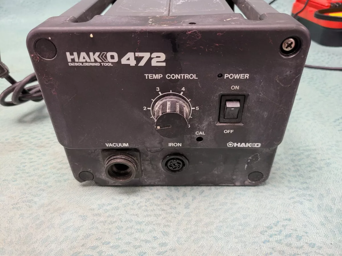 Hakko 472 1 Model 472 Iron Soldering Desoldering Rework Station