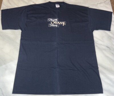 VTG 1995 XL Vintage Kahlua Royal Steamy Creamy Dreamy Black T Shirt USA Funny