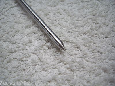 2 Rutenhalter mit V und U -Auflage  75+78cm  mit extrem dünner Spitze 