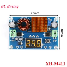 XH-M411 Boost Converter Module Voltage Regulator Adjustable Step Up Display