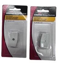 Cooper SPT-1 Cord Switch 3A-120V (LOT OF 2) **SALE**