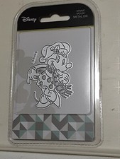 NEW Disney Mickey Mouse Dies Minnie Mouse 2 3/10x3 1/5" in Christmamas scarf/hat