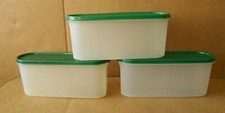 Tupperware Lot 3 Oval Modular Mate Storage Co...