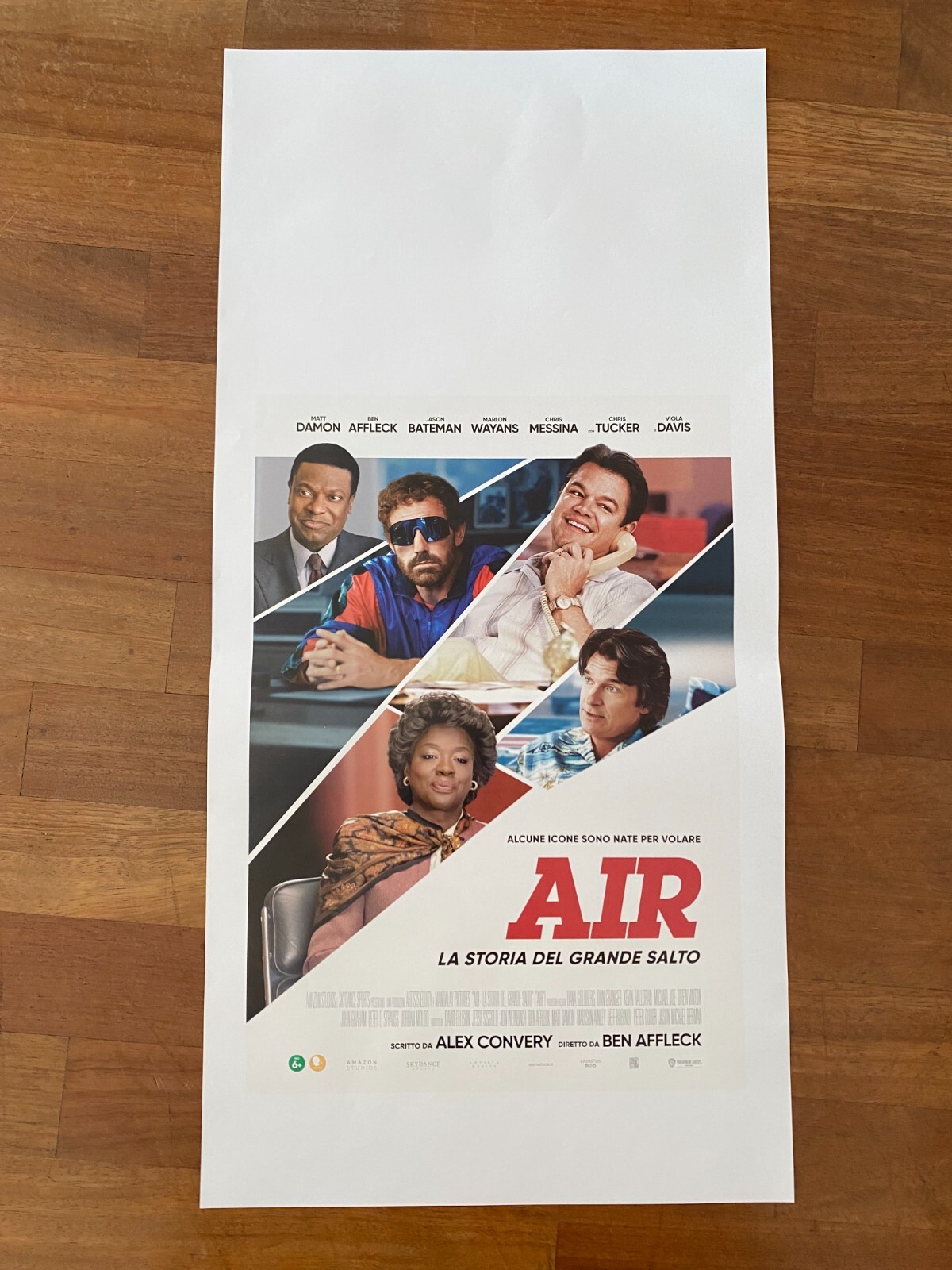 Locandina originale film Air - La storia del grande salto (2023) - Regia di Ben Affleck