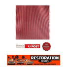 <!--F#f_0-->HOLDEN HQ HJ HX HZ SEDAN MOROCCAN RED HERRINGBONE RIBBED HEAD ROOF HOOD LINING<!--F/-->
