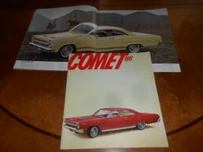 1966 MERCURY COMET BROCHURE HUGE 32 p. 11x11 PRESTIGE CATALOG CYCLONE CALIENTE +