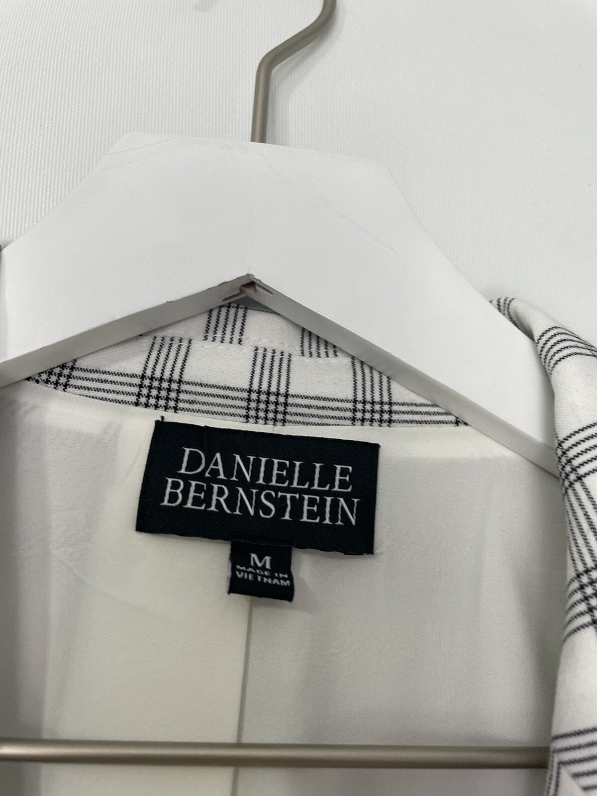 Danielle Bernstein WeWoreWhat Plaid Structured Bl… - image 4