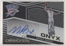 2020-21 Panini Obsidian Onyx Auto 5/149 Moses Brown #ONY-MBR Auto pj5