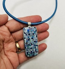 DTR JAY KING MOSAIC OPAL INLAY PENDANT LAPIS ...