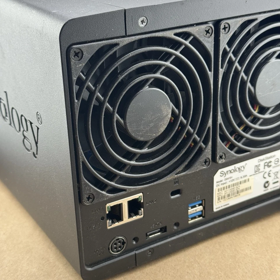 Synology DS415+ NAS 4-Bay Network Storage Array Untested *READ* - Image 4 of 4