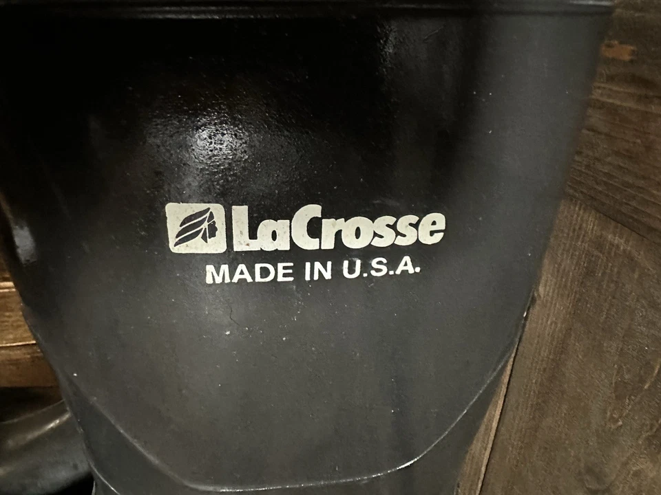 LaCrosse Men's 16" Alpha Lite Rubber Hunting Boots Size 10 - Image 4 of 4