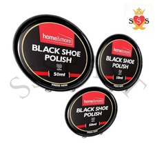 3pk Black Shoe Polish 150ml - Beeswax & Carnauba Wax Cream for Protection,EACH 21.00 per litre