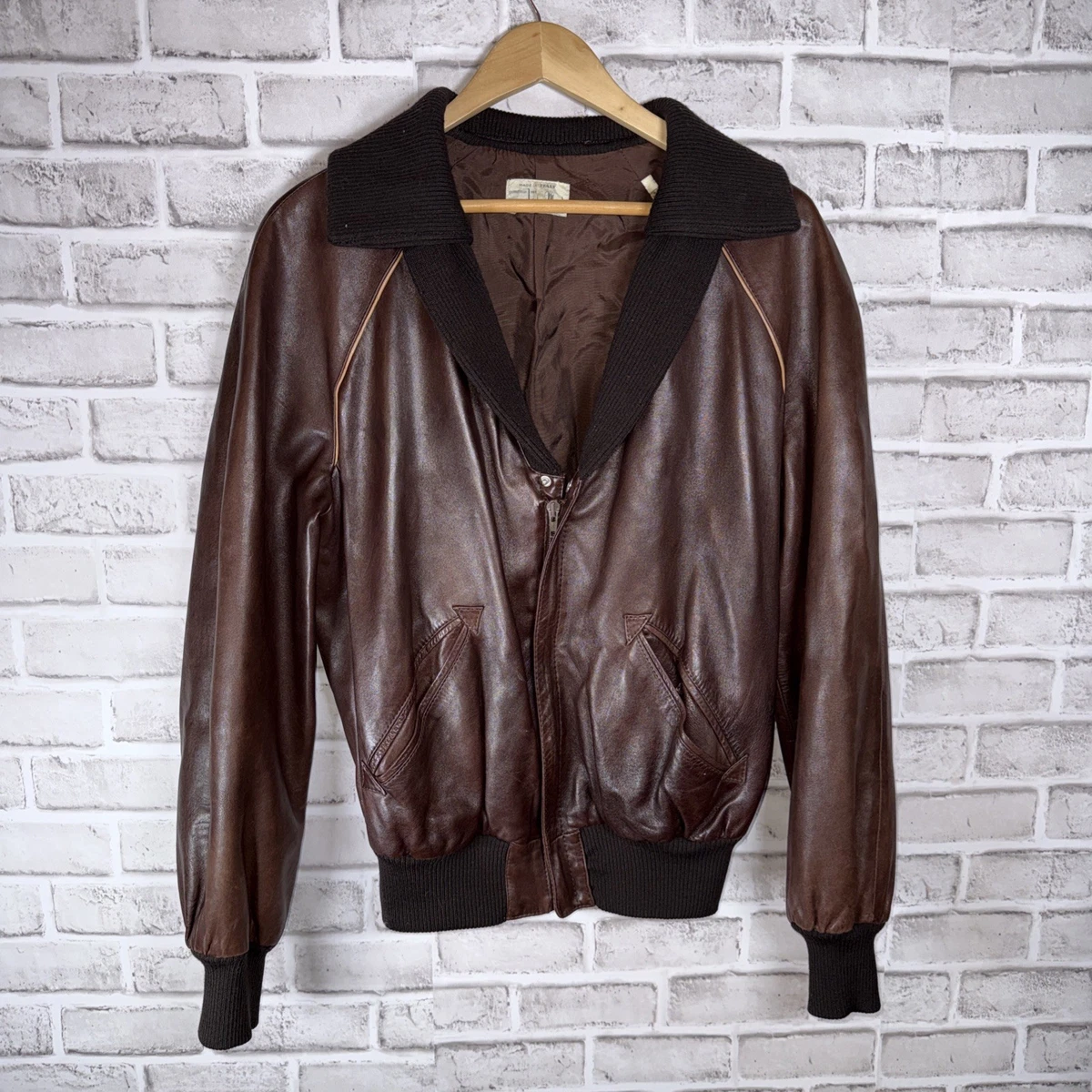 80's eddie bauer レザーコート 【マイケルジョーダン】 Jordan Leather Outer Shell Coats, Jackets & Vests for Men for Sale
