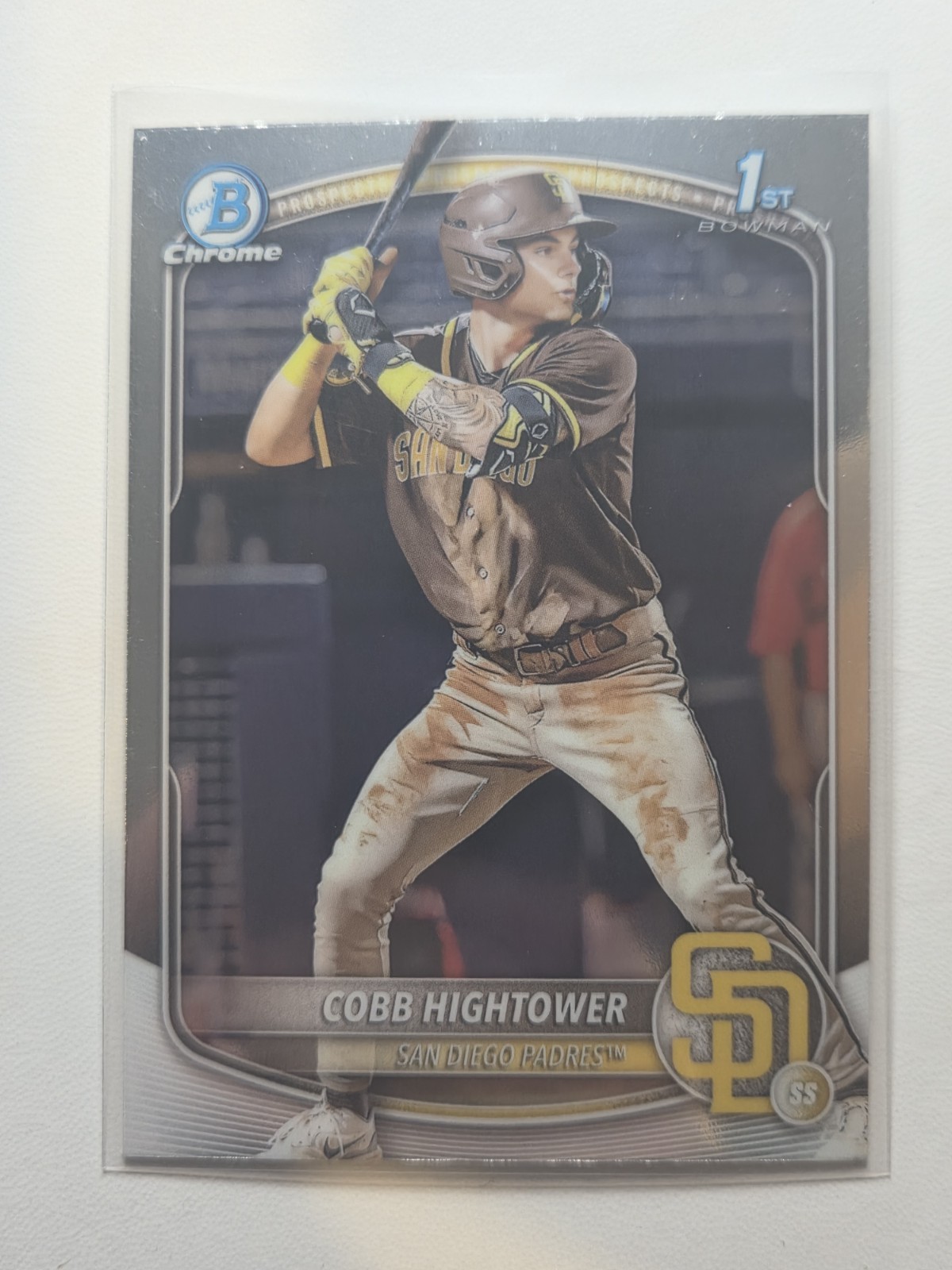 2025 Bowman Chrome 1st Cobb Hightower BCP 104 Padres