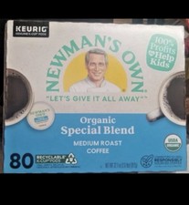 Newman's Own Organics Special Blend Coffee K-Cup Pods ,Medium Roast, 80ct