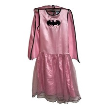 Rubies Girls Batgirl Halloween Costume Pink Tulle Dress and Cape Size Large