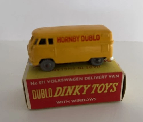 Vintage Volkswagen Delivery Van Hornby Dublo 1:76 Diecast Dinky Toys w/Box