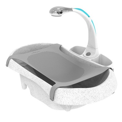 The First Years Rain Shower Baby Bathtub Set - Infant Sling, Spray Head, 3-in-1