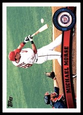 Mike Morse 2011 Topps #518 Nationals MLB READ FREE SHIPPING AutographDen
